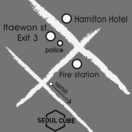 Seoul Cube Itaewon Vandrehjem Eksteriør billede