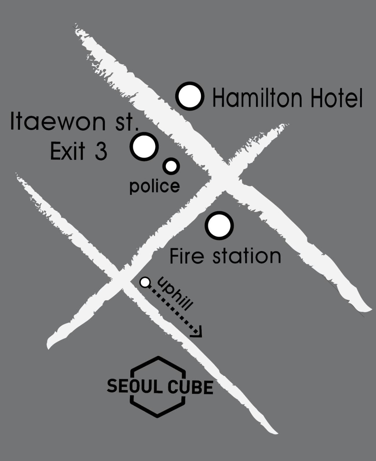 Seoul Cube Itaewon Vandrehjem Eksteriør billede